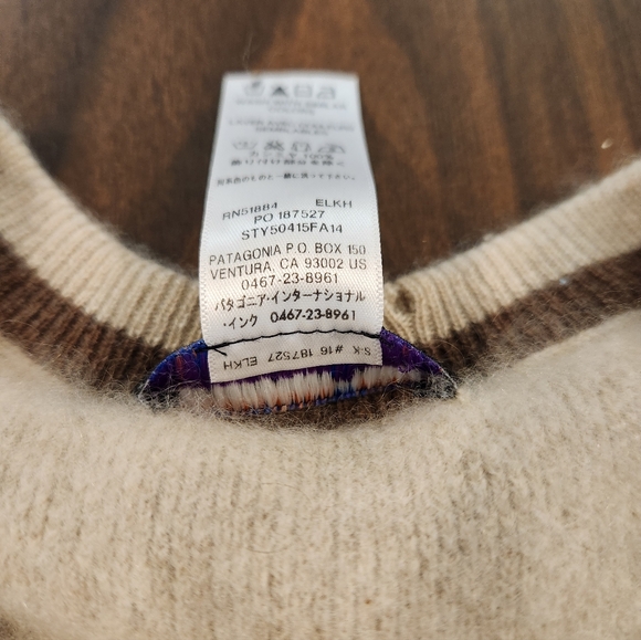 Patagonia 100% Cashmere Sweater Read - Picture 4 of 12